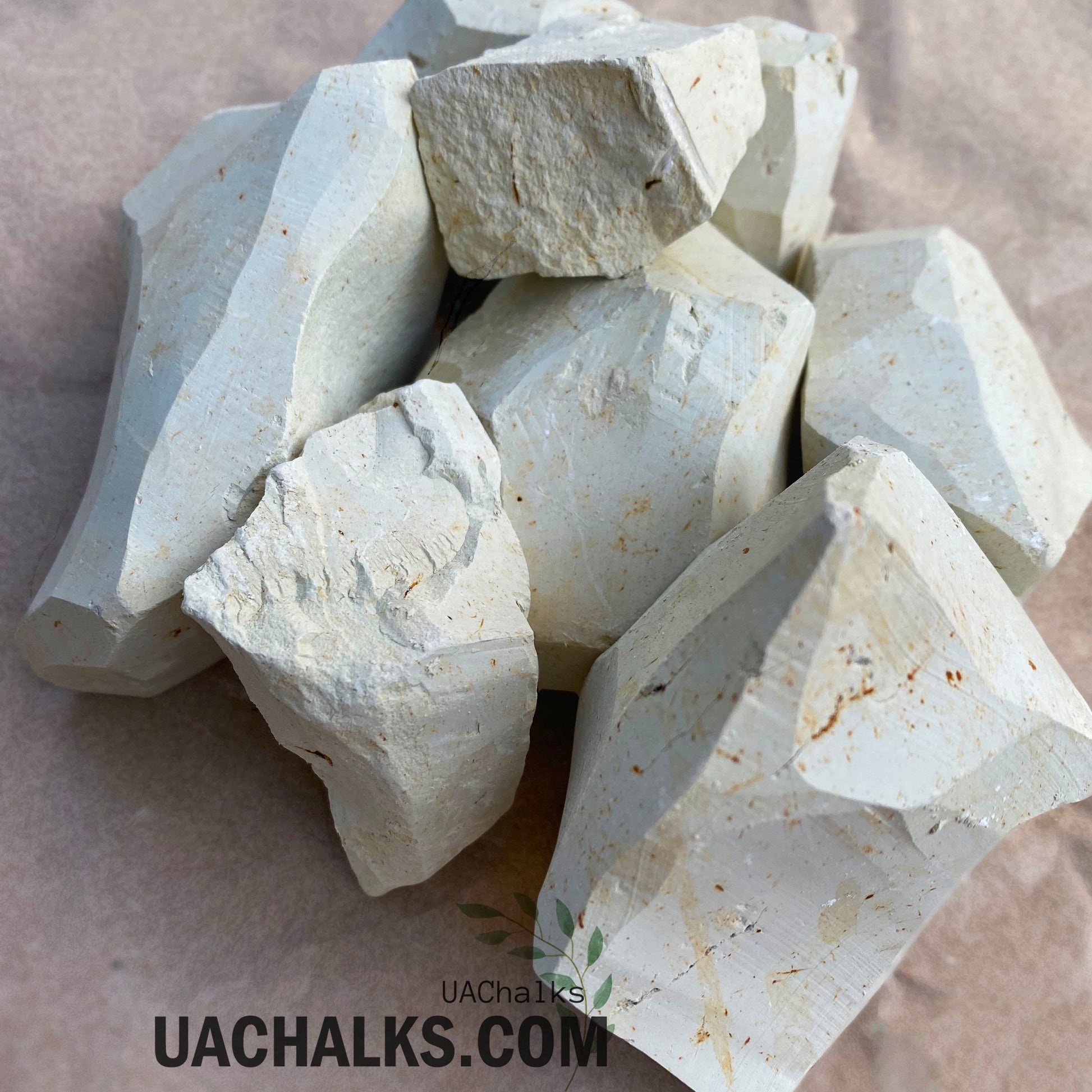 Edible Clay : KAOLIN edible Clay chunks (lump) natural for eating