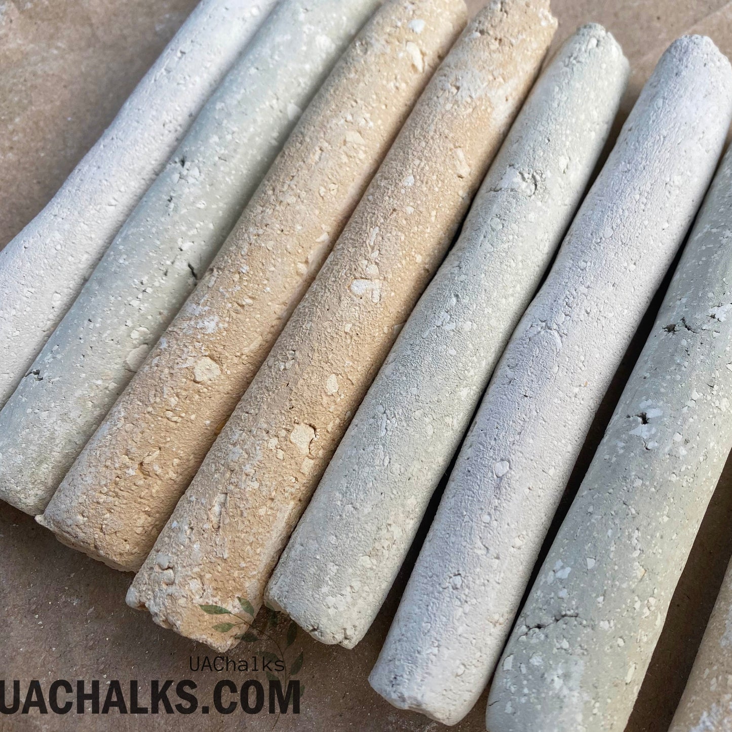 Assorted Clay+Chalk(2in1) pressed sticks